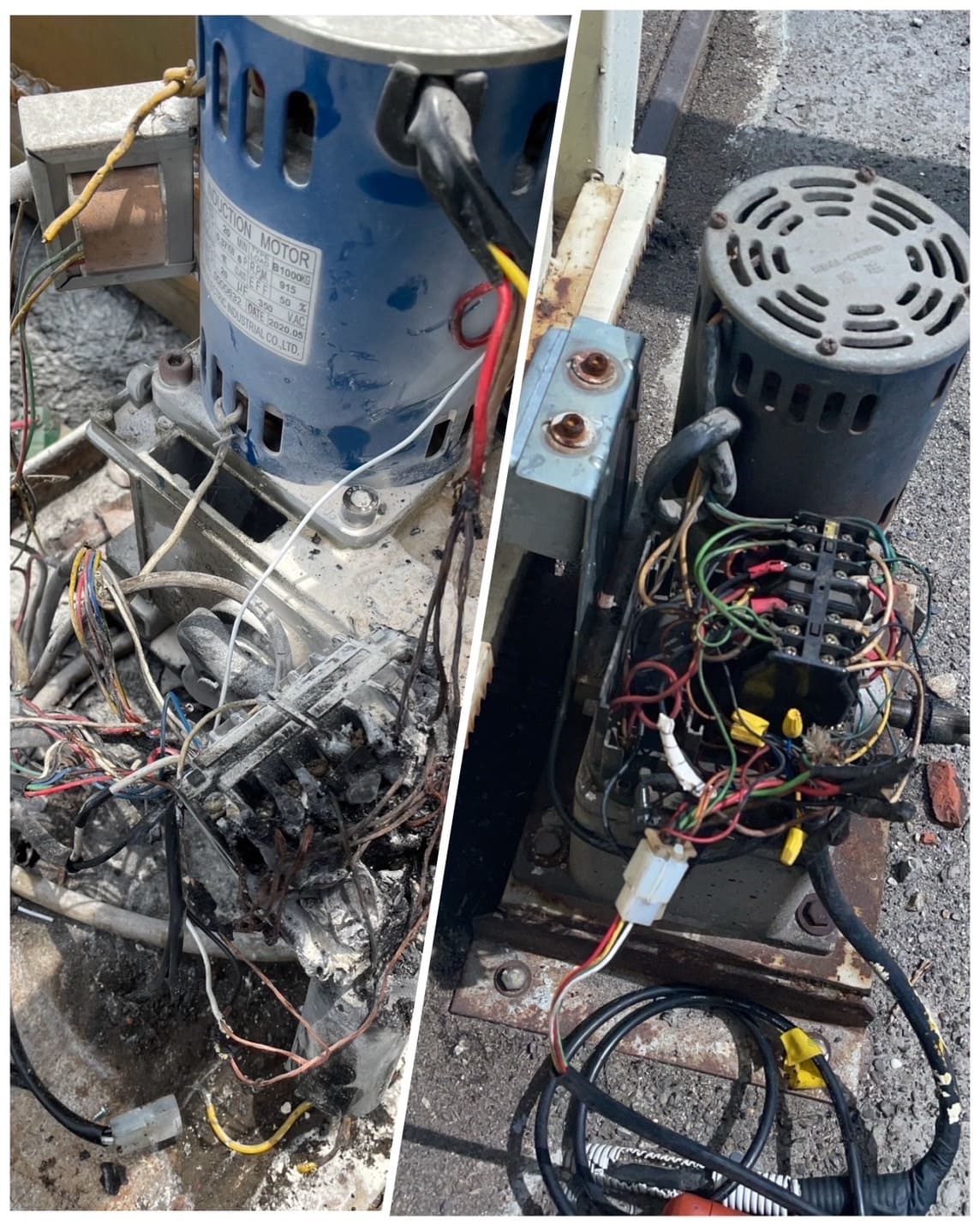 大門馬達機電磁開關更換